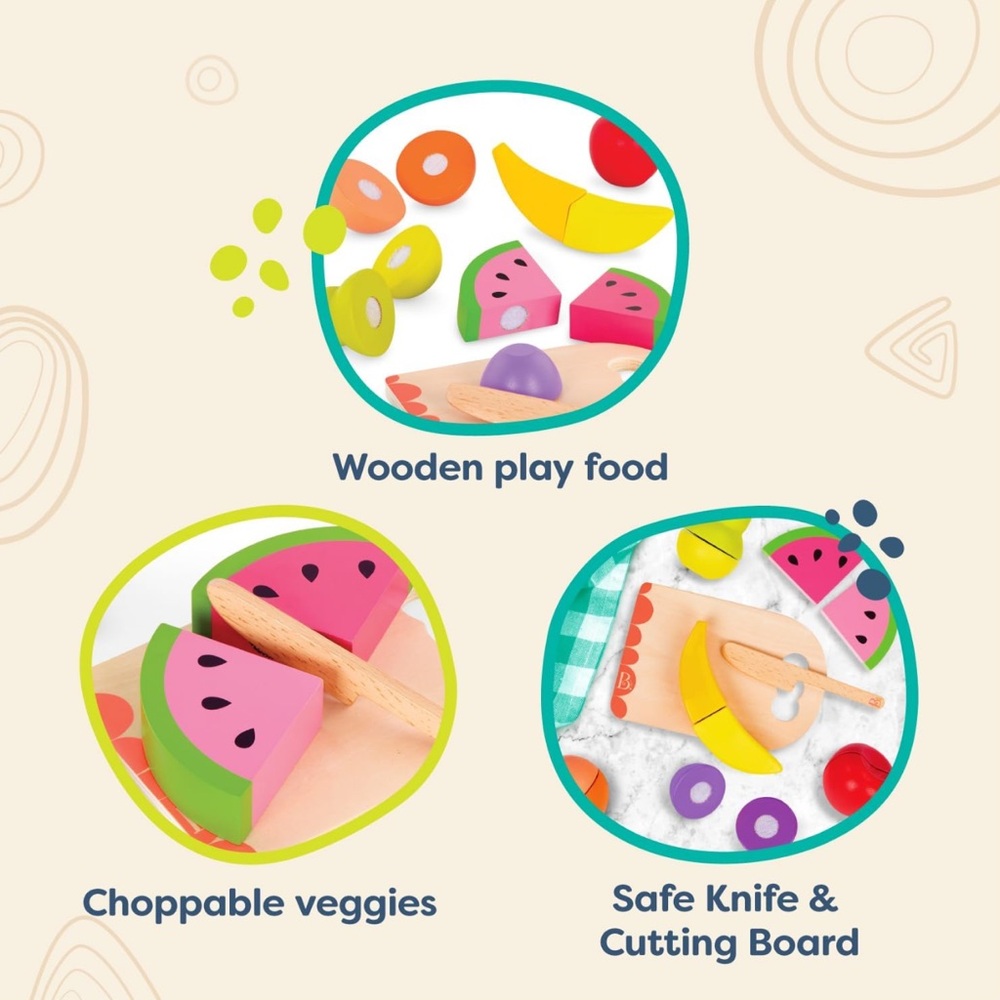 B. toys- Chop n' Play Fruits Play Set - Picture 4 of 9